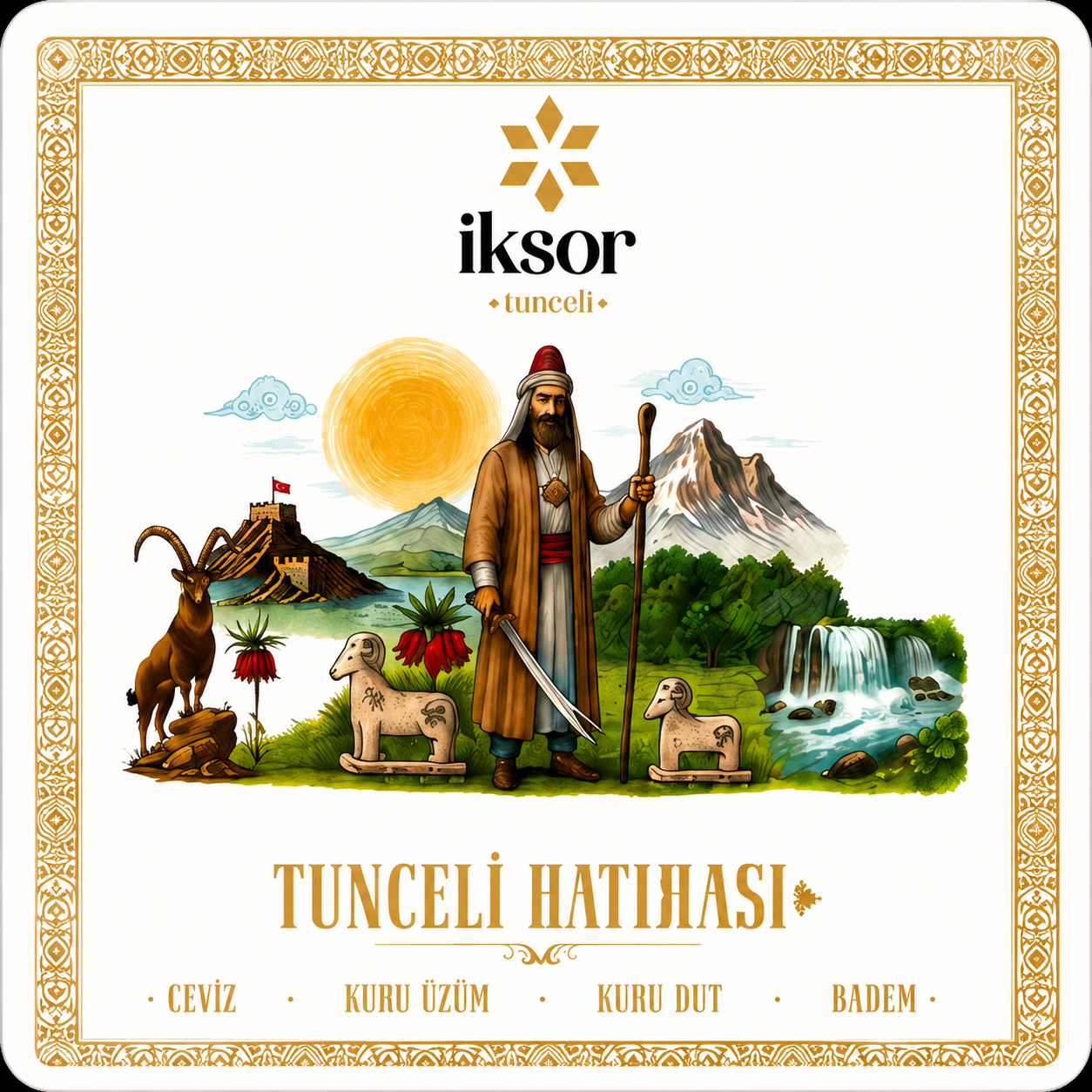 Tunceli Hatırası | Badem, Kuru Üzüm, Kuru dut ve Ceviz