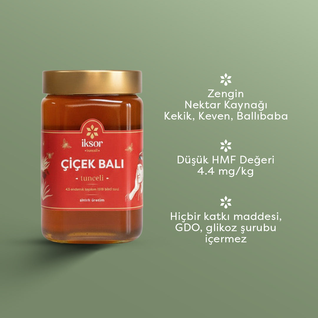 Tunceli Çiçek Balı - 950 gr