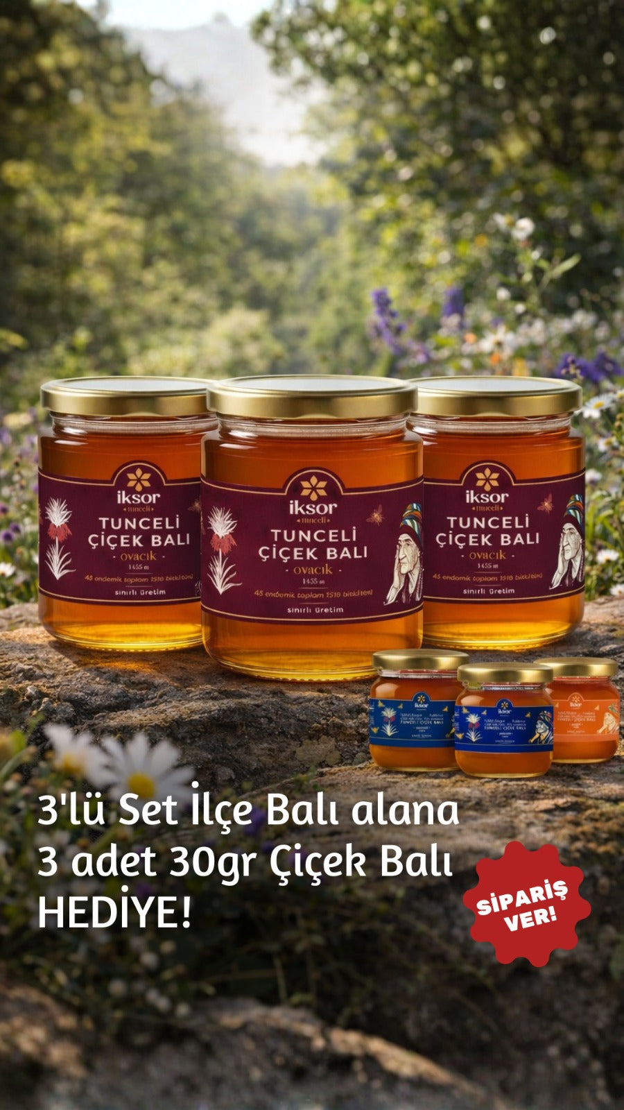 Çemişgezek Balı - 250 gr 3'lü Set