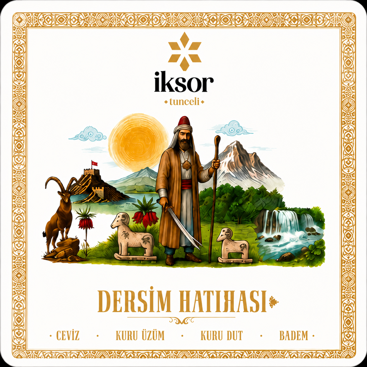 Dersim Hatırası | Badem, Kuru Üzüm, Kuru dut ve Ceviz
